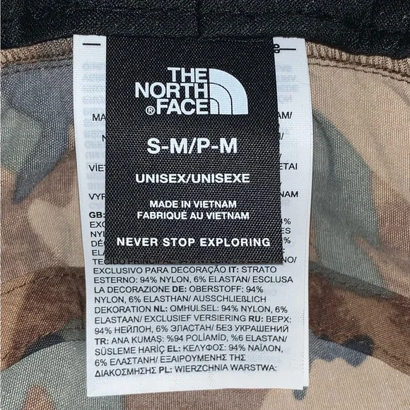 The North Face Class V Brimmer Boonie Camouflage Bucket Hat-New - Picture 7 of 9